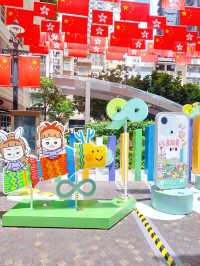灣仔打卡｜利東街｜巨型手機打卡慈善展