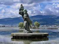 ทะเลสาบทางของเทพเจ้า Lake Suwa  จ.นากาโนะ