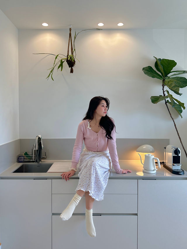 아야진 해변 근처 푸릇한 식물과 함께하는 스테이🌱🌿