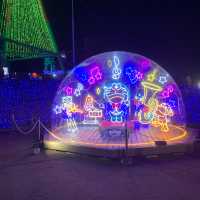 😍相模湖森林遊樂園-多啦A夢燈光秀