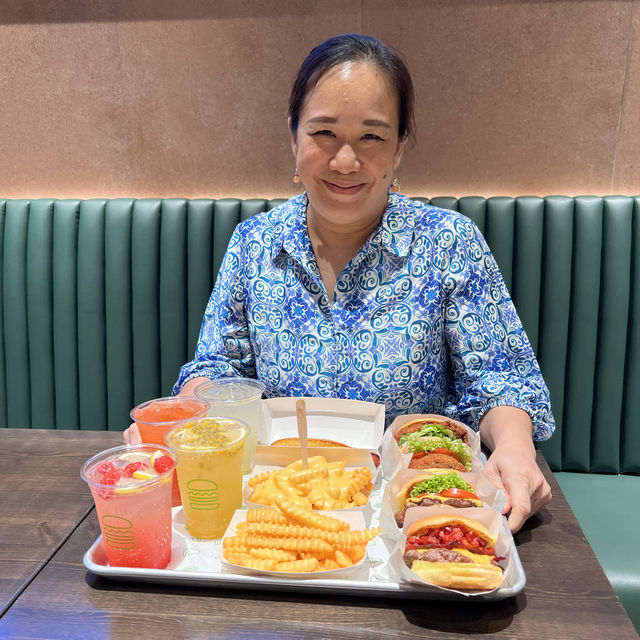 Checking out the 1st Shake Shack in Malaysia