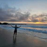 Spanish bay and 17-mile drive at Pebble beach