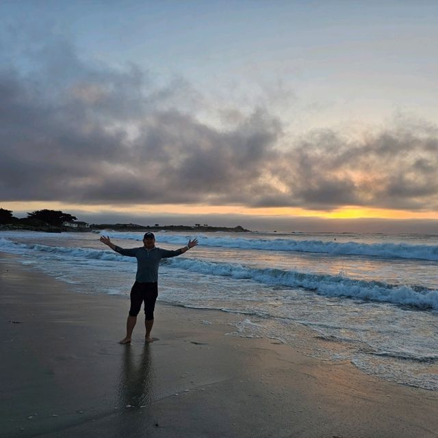 Spanish bay and 17-mile drive at Pebble beach