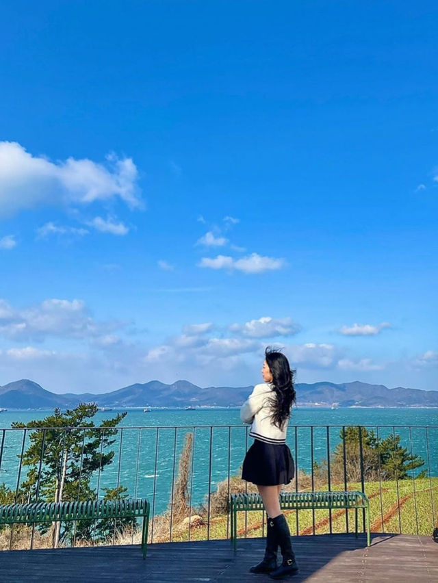 🌊에메랄드빛 남해 바다를 눈으로 담을 수 있는 이 곳은 오늘도남해입니다💙🩵
