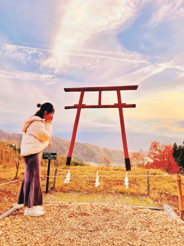 【山梨】神社好きは絶対行くべき🤍その名も天空の鳥居