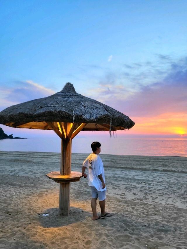 휴양지 느낌 가득 전북 일몰명소 변산해수욕장🏖