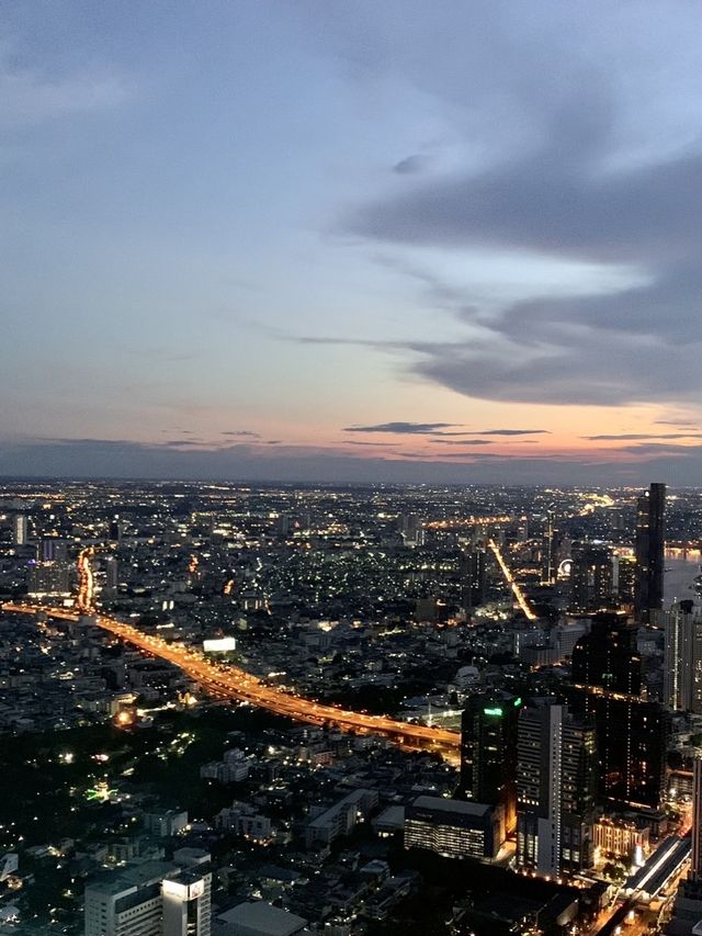 Stunning Skyline view of Bangkok City