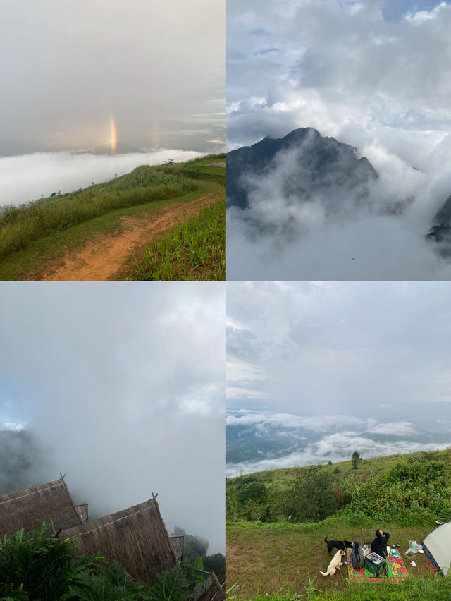 ฤดูฝนที่บ้านผาฮี้ | เชียงราย 🏡⛰️🌧️🌈