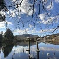 金鱗湖：湖畔神秘鳥居，由布院必遊景點