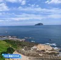 基隆-騎乘飛天掃帚，親子最愛的濱海景點：潮境公園
