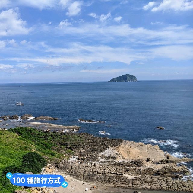 基隆-騎乘飛天掃帚，親子最愛的濱海景點：潮境公園