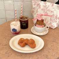 【韓国旅行🇰🇷/ソウル】リボンモチーフのスイーツがかわいすぎる🎀