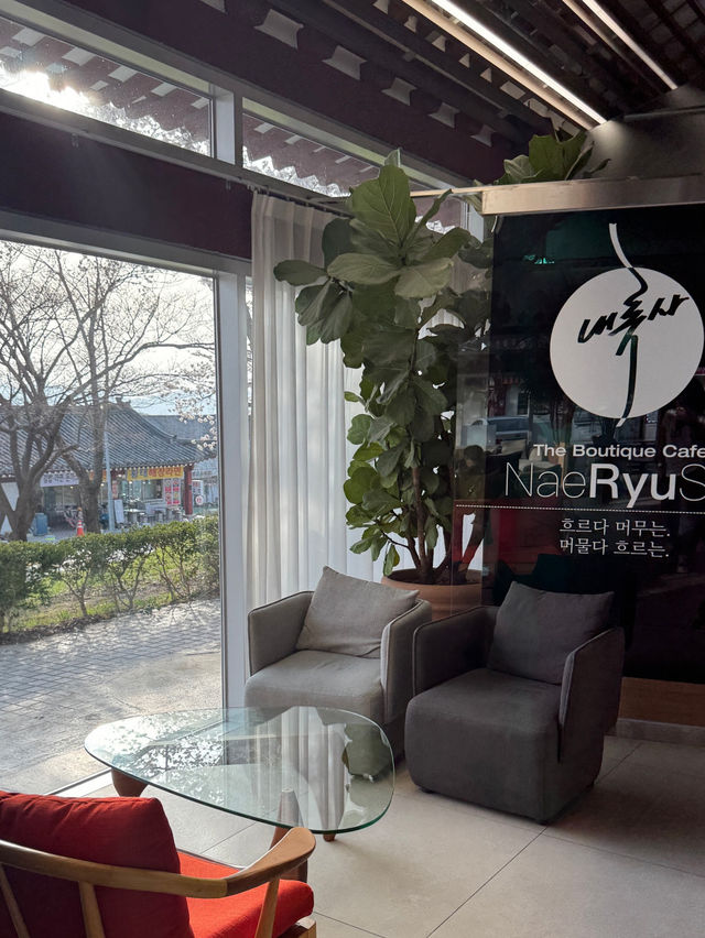 ૮꒰ྀི ੭˶ᵔ ᵕ ᵔ ꒱ྀི੭ 경주 황리단길 카페 내류사