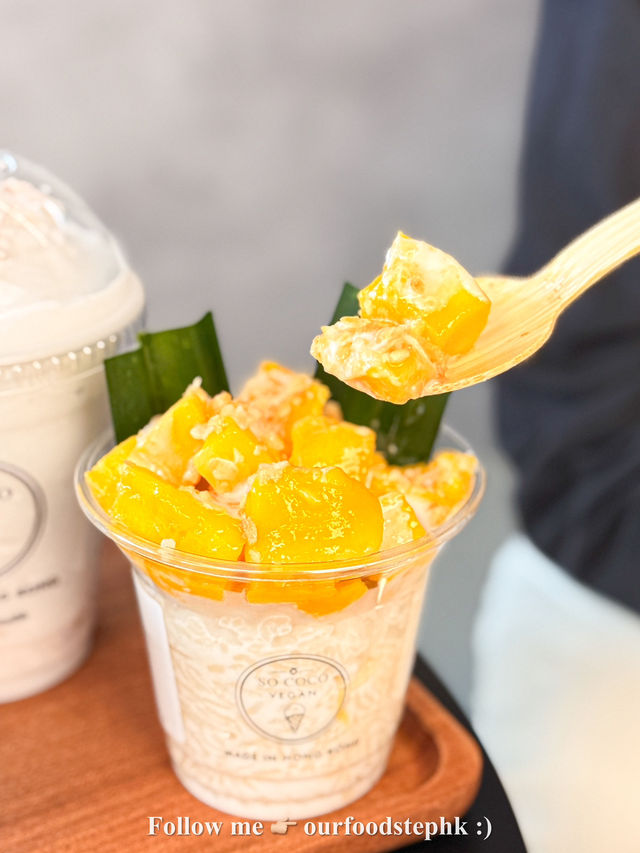 銅鑼灣｜召喚椰子迷🥥! 純素雪糕 •芒果糯米飯