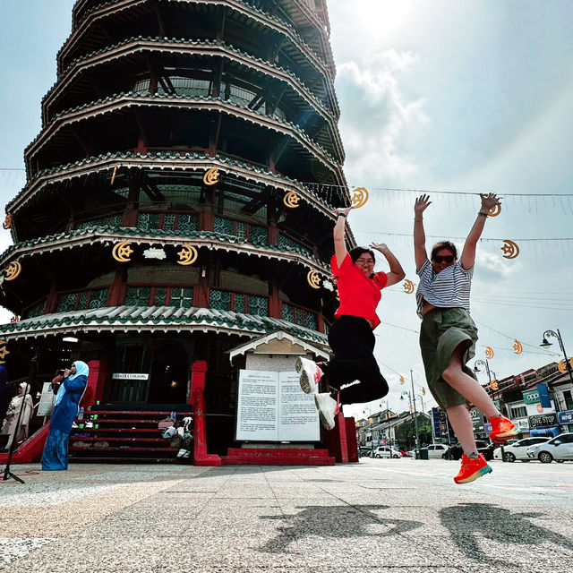Pisa Tower (Menara Condong Teluk Intan) in Anson,Perak,Malaysia 