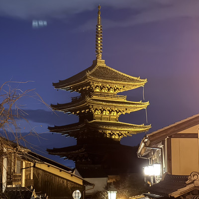 Sunset at Kiyomizudera and Strolling Through Sannenzaka