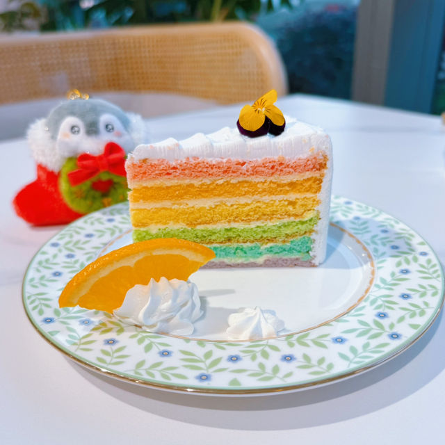 聖誕必食彩虹蛋糕🥰