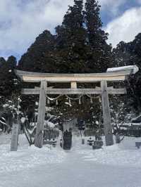 冬の戸隠神社中社❄️神秘的な雪景色と心癒される参拝