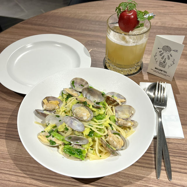 Books, Pasta, and Mocktails—A Perfect Lunch Break