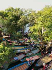 A River of Life at Kampong Phluk Jetty