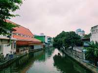 泰國曼谷空訕區湄南河畔歷史村落古跡寺廟華人祠堂一日遊行程，小橋流水景色優美，適合打卡拍照📸