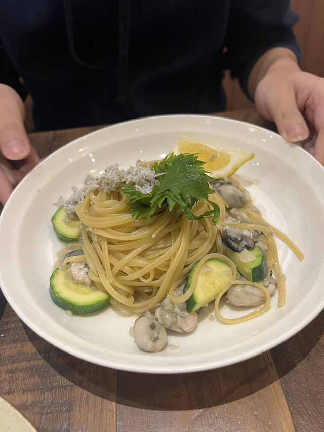 타이베이 중산역 분위기가 다한 맛집📍waku waku pasta Chifeng