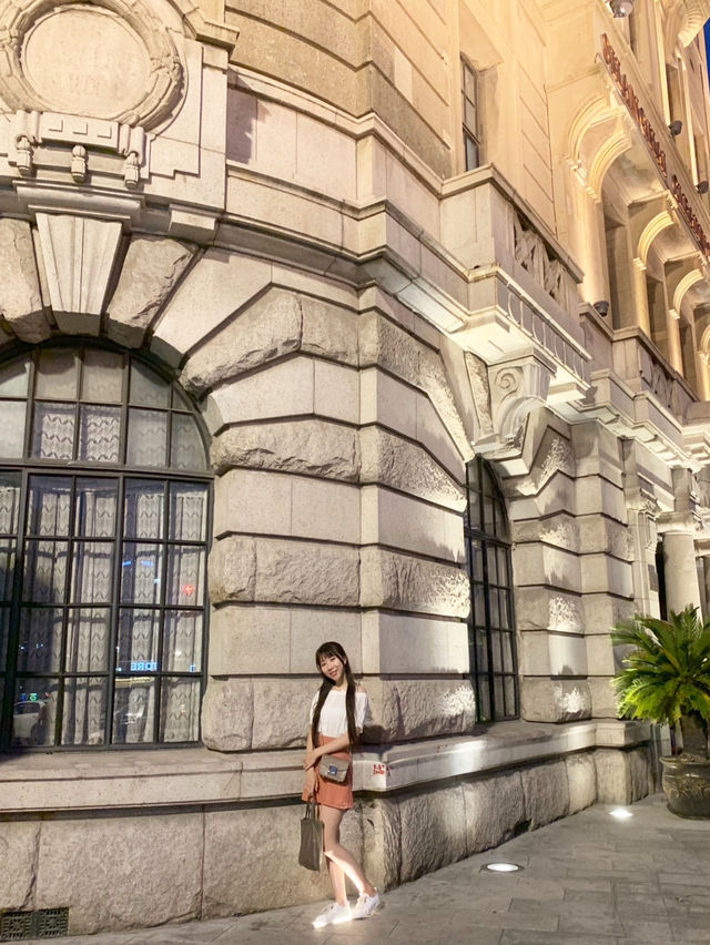 中國上海/繁華的夜上海 外灘