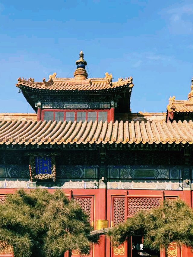 中國北京著名景點：雍和宮，適合打卡拍照📸