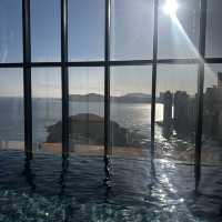 （釜山）해운대뷰를 높은 고층에서 실내수영장에서 느껴보세요🏊‍♀️