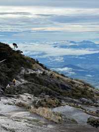 The breathtaking views during descent from Low’s Peak