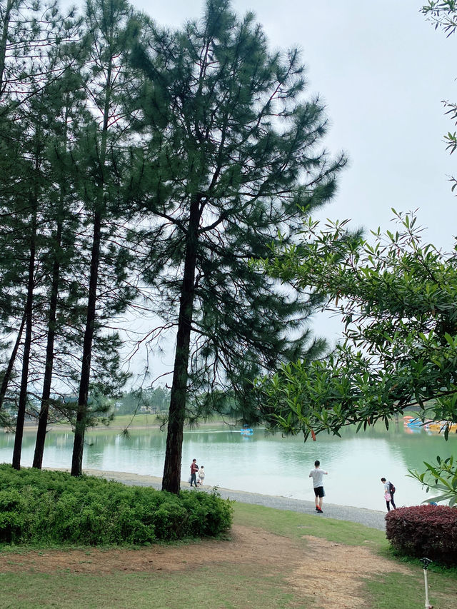 英德｜積慶里仙湖情人橋，同心島，人少景也美💚