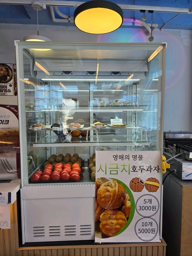 지역특산품 디저트가 있는 영덕 동해안카페💛