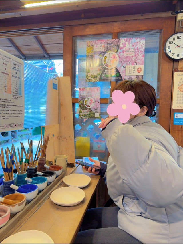 自分だけのお皿が作れる🍽デートにも友達同士にもおすすめならくやき体験☺️🤍【東京・深大寺】