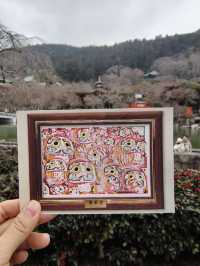 滿佈可愛達摩的勝尾寺