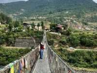 Punakha Suspension Bridge – Swaying Above the River 