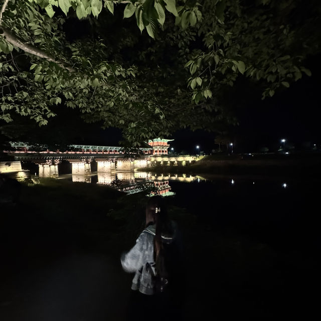 ライトアップされた慶州の最高の夜景景観