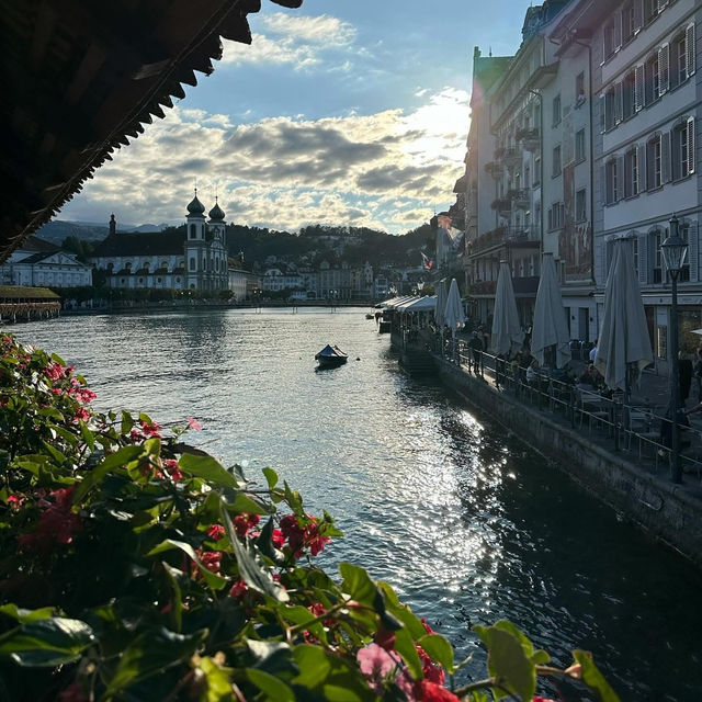 🌉✨ Summer Escape to Chapel Bridge (Kapellbrücke), Lucerne: A Fairytale Walk Through History