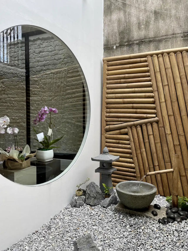 Traditional tea house in Japanese vibe