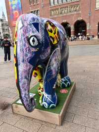 慶祝阿姆斯特丹建城750 週年的Elephant Parade