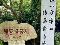 座落海邊的美麗海東龍宮寺