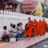 ตักบาตรเช้าหลวงพระบาง