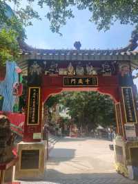 Tin Hau and Kwun Yum Statues.