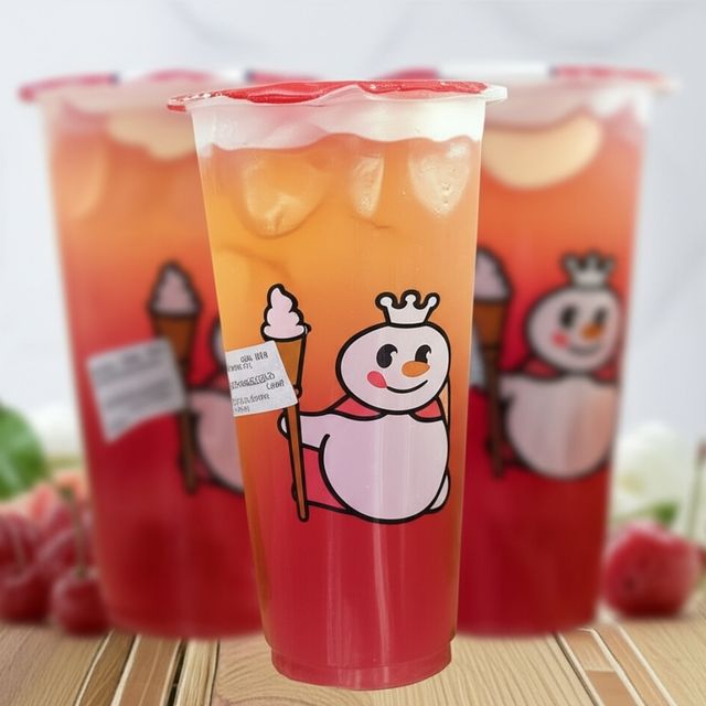 The Ultimate Summer Refreshment: Mixue Peach Strawberry Jasmine with Summer Spritz
