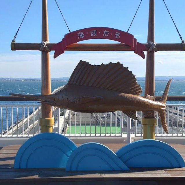 【千葉/木更津🇯🇵】東京湾に浮かぶ人工島🌊海ほたる 【千葉/木更津🇯🇵】東京湾に浮かぶ人工島🌊海ほたる