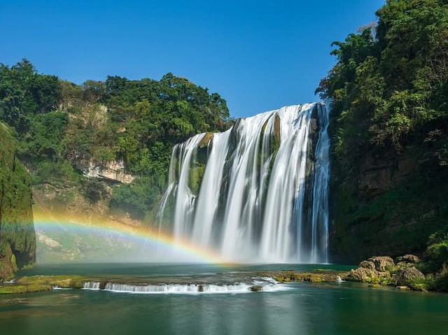 🌊 Huangguoshu Waterfall — The King of Asian Waterfalls! 🌿✨