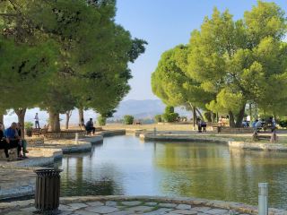 Turkey's Pamukkale: A Heavenly Moment on White Limestone Hills