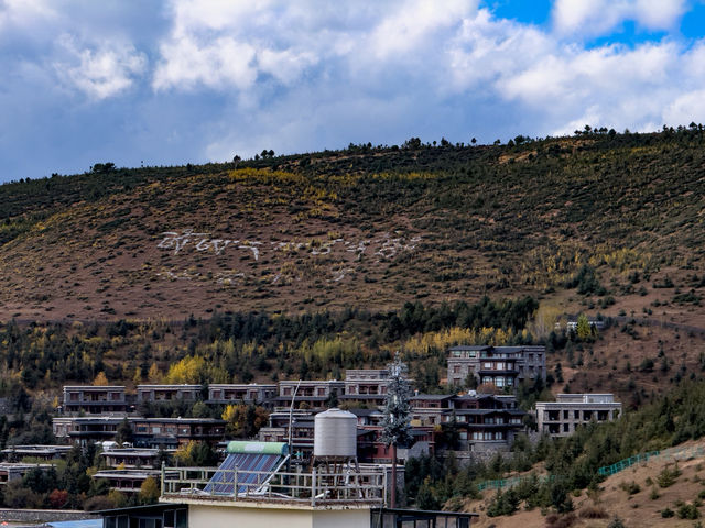 송찬림사 정상에서 내려다본 자연의 모습