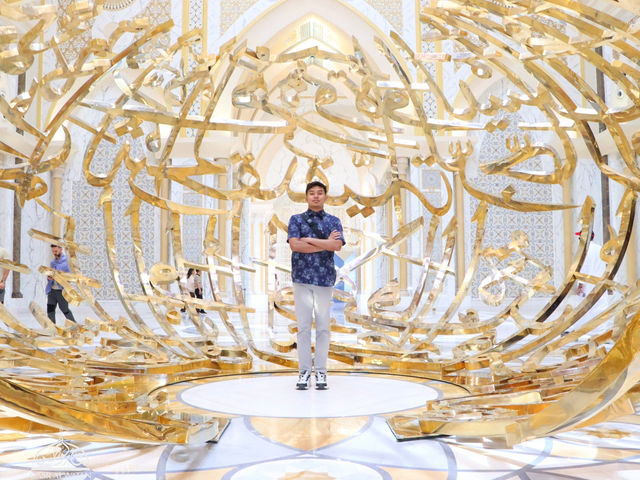 🥚 GOLDEN EGGS AT QASR AL WATAN — A ROYAL TREASURE 🇦🇪✨