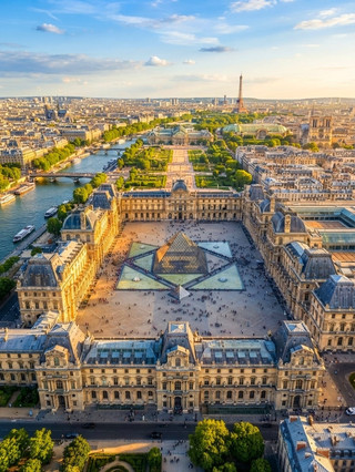 The Louvre Museum in Paris is a Must-Visit Landmark for Art Lovers and History Buffs!