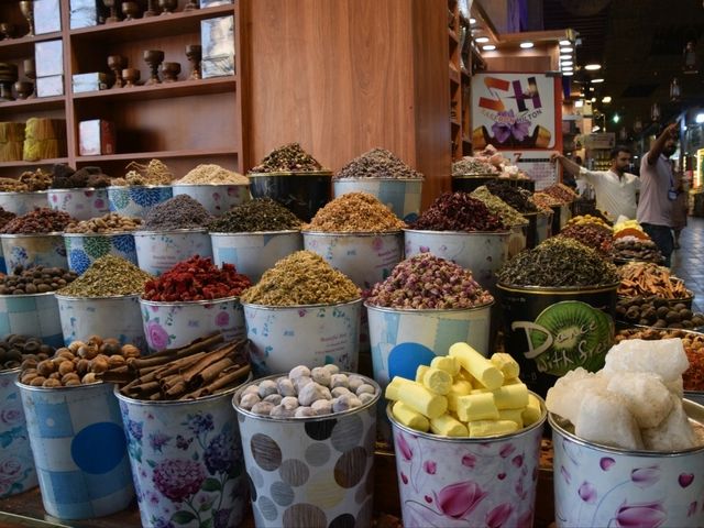 The vibrant atmosphere of Bur Dubai Souk